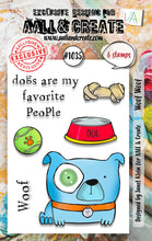 Load image into Gallery viewer, AALL & CREATE Stamps- Glide, Caravan, Flamazing, Tangerine Wings, Blooming Wildly, Sack of Joy, Woof, Flowers