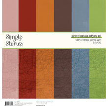 Load image into Gallery viewer, Simple Stories Vintage Woodland Collection Kit, Page Layout, Card Kit