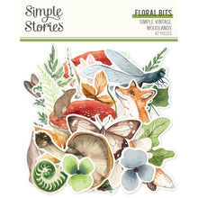 Load image into Gallery viewer, Simple Stories Vintage Woodland Collection Kit, Page Layout, Card Kit