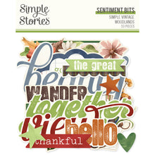 Load image into Gallery viewer, Simple Stories Vintage Woodland Collection Kit, Page Layout, Card Kit