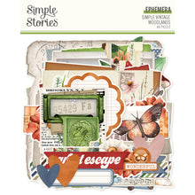 Load image into Gallery viewer, Simple Stories Vintage Woodland Collection Kit, Page Layout, Card Kit