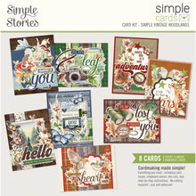 Load image into Gallery viewer, Simple Stories Vintage Woodland Collection Kit, Page Layout, Card Kit