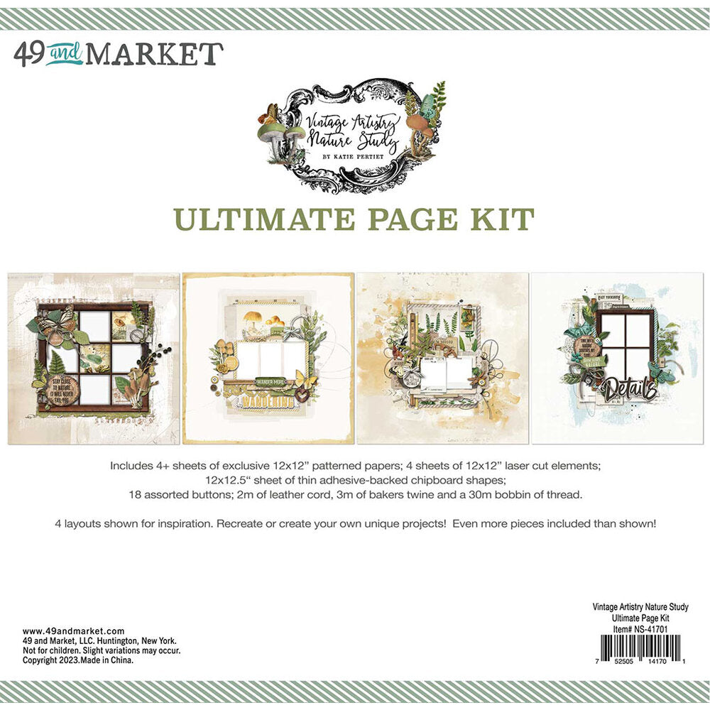 49 And Market Collection Pack 12X12 Vintage Artistry Moonlit