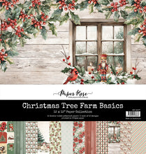 Load image into Gallery viewer, Paper Rose- Christmas Cheer, Christmas Holly, Christmas Tree Farm Paper Collections and Embossed Die Cuts