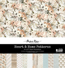 Load image into Gallery viewer, Paper Rose- Happy Stitches, Heartwood House, Heart & Home, Holiday Fun, Home for Christmas, Inky Splash, Inky Color, Jolly Holidays Paper Collections, 6x6, Embossed Die Cuts