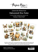 Load image into Gallery viewer, Paper Rose- Lakeside Memories, Lavender & Fairies, Lily's Garden, Love & Daydreams, Meadowbrook Farm, Lumberjack Paper Collection, Embossed Die Cuts
