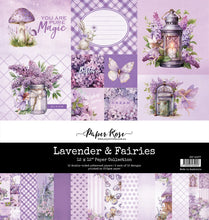 Load image into Gallery viewer, Paper Rose- Lakeside Memories, Lavender & Fairies, Lily's Garden, Love & Daydreams, Meadowbrook Farm, Lumberjack Paper Collection, Embossed Die Cuts
