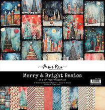 Load image into Gallery viewer, Paper Rose- Merry & Bright, Merry Little Christmas, Monochrome Garden, Mountain Trek Paper Collections, Embossed Die Cuts