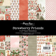 Load image into Gallery viewer, Paper Rose- Strawberry Friends, Summer Bouquet, Summer Party, Summer Days, Tropical Summer, Sunflower Garden, Winter Stroll, Weekend Adventure, Winter Rose, Violet Garden Paper Collections, Embossed Die Cuts