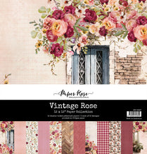 Load image into Gallery viewer, Paper Rose- Vintage Backgrounds, Vintage Rose, Wedding Blooms, Wedding Joy, White Christmas, Gnomes, Winter Blooms, Winter Gathering, Winter Woods, Woodland Christmas, Sentiment Sheets Paper Collections, Embossed Die Cuts