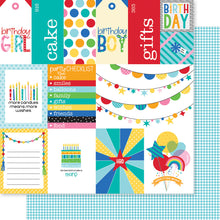 Load image into Gallery viewer, Bella Blvd BIRTHDAY BASH Collection- Paper, Cut Outs, Icons, Words, Bella Pops, Chipboard, Puffy Stickers