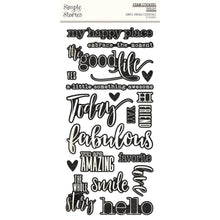 Load image into Gallery viewer, Simple Stories Simple Vintage Essentials Collection Pack, Ephemera, Foam Stickers