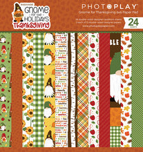 Load image into Gallery viewer, Photoplay Gnome for the Holidays THANKSGIVING Ephemera, 6 x 6 Paper Pad
