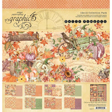 Load image into Gallery viewer, Graphic 45 Hello Pumpkin 12 x 12 Collection Pack, Patterns and Solids