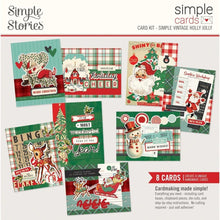 Load image into Gallery viewer, Simple Stories Card Kits- Noteworthy, Snow Pine Lodge, Linen Market, Meadow Flowers, Summer Snapshots, Wish You Were Here, Here & There, Pack Your Bags, Winter Wonder, Cider & Donuts, Yuletide, Santa's Village, Holly Jolly