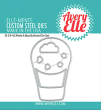 Load image into Gallery viewer, Avery Elle Peek A Boo Balloon Stamp and Die Set