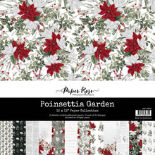 Load image into Gallery viewer, Paper Rose- Nature Stroll, Outdoor Adventure, Poinsettia Garden, Poinsettia Silver, Poppy Garden, Primrose Garden,Rambling Rose, Rustic Spring, Serenity, Spooky Halloween Paper Collections, Embossed Die Cuts