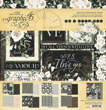 Load image into Gallery viewer, Graphic 45 PS I Love You Collection Kit, Patterns & Solids & Ephemera