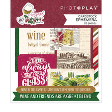 Load image into Gallery viewer, Photoplay VINEYARD Ephemera, Variety Cardstock Pack