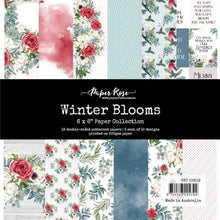 Load image into Gallery viewer, Paper Rose- Vintage Backgrounds, Vintage Rose, Wedding Blooms, Wedding Joy, White Christmas, Gnomes, Winter Blooms, Winter Gathering, Winter Woods, Woodland Christmas, Sentiment Sheets Paper Collections, Embossed Die Cuts