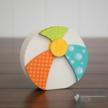 Load image into Gallery viewer, FOUNDATIONS DECOR HOME with interchangeable "O" Chick, Beach Ball, Beehive, Barn, Pineapple, Snowflake