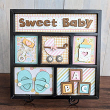 Load image into Gallery viewer, FOUNDATIONS DECOR Magnetic Shadow Box Kit Inserts, Sweet Baby, Good Luck, Paper Kits- Christmas, Give Thanks, Autumn Time, Spring, Baseball, Summer Fun, Cats, Great Outdoors, Blanks, Happy Days, Football