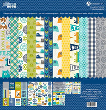 Load image into Gallery viewer, Jillibean Soup 2 Cool for School 12 x 12 Collection Pack, Puffy Stickers, Pea Pod Parts