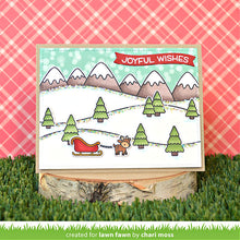 Load image into Gallery viewer, Lawn Fawn Over the Mountain Borders Stamp Set, Die