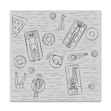 Load image into Gallery viewer, Hero Arts Pool Party Bold Prints Stamp