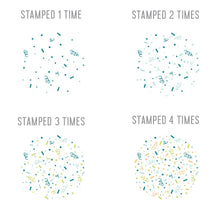 Load image into Gallery viewer, Concord and 9th Turnabouts- Botanical, Leafy Layers Die, Candy Striped Background, Birdie Talk