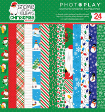 Load image into Gallery viewer, Photoplay Gnome for the Holidays Christmas 12x12 Collection Pack, Ephemera, 6x6 Paper Pad