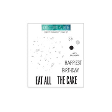 Load image into Gallery viewer, Concord and 9th Turnabouts- Botanical, Leafy Layers Die, Candy Striped Background, Birdie Talk