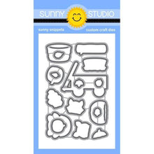Load image into Gallery viewer, Sunny Studio Holiday Christmas Stamps, Dies- Holiday Style Fall Friends, Christmas Critters, Deck The Halls, Lacy Snowflake Die, Holiday Express