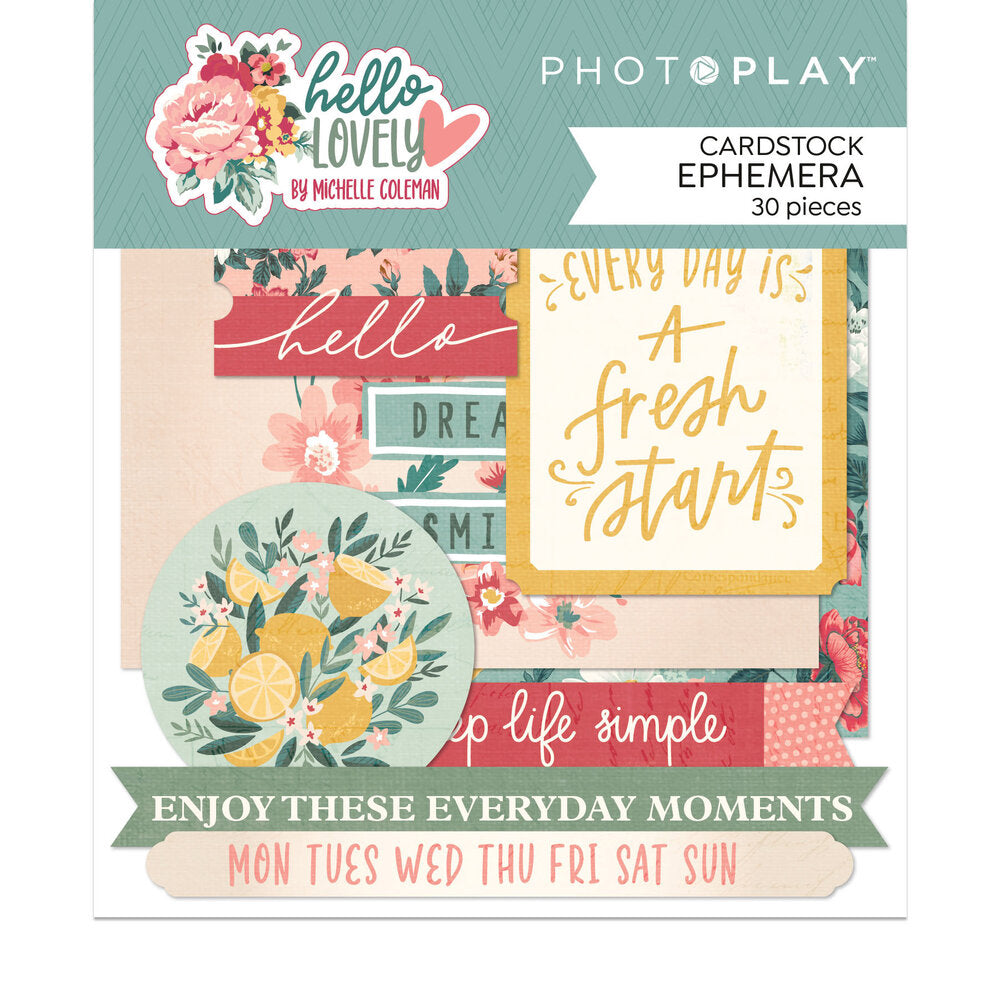 Lovely Floral Paper - Photoplay - Hello Lovely