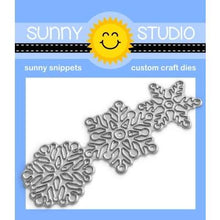 Load image into Gallery viewer, Sunny Studio Holiday Christmas Stamps, Dies- Holiday Style Fall Friends, Christmas Critters, Deck The Halls, Lacy Snowflake Die, Holiday Express