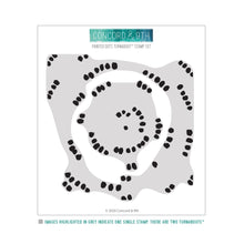 Load image into Gallery viewer, Concord and 9th Turnabouts- Botanical, Leafy Layers Die, Candy Striped Background, Birdie Talk