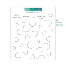 Load image into Gallery viewer, Concord and 9th Turnabouts- Botanical, Leafy Layers Die, Candy Striped Background, Birdie Talk