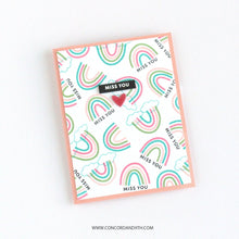 Load image into Gallery viewer, Concord and 9th Turnabouts- Botanical, Leafy Layers Die, Candy Striped Background, Birdie Talk