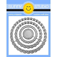 Load image into Gallery viewer, Sunny Studio Stitched Circle Small, Large, Scalloped Circles Mat Dies