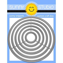 Load image into Gallery viewer, Sunny Studio Stitched Circle Small, Large, Scalloped Circles Mat Dies