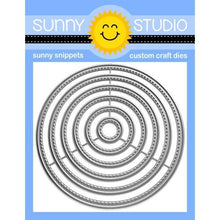 Load image into Gallery viewer, Sunny Studio Stitched Circle Small, Large, Scalloped Circles Mat Dies