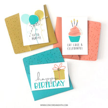 Load image into Gallery viewer, Concord & 9th Yay for Birthdays Stamp Die Combo
