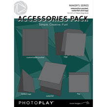 Load image into Gallery viewer, Photoplay Brag Book, Accessories- White & Black