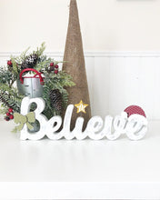Load image into Gallery viewer, FOUNDATIONS DECOR- Banners, Vintage Car, Gingerbread House, Believe, Santa, 25, Pilgrim Hat