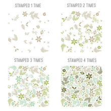 Load image into Gallery viewer, Concord and 9th Turnabouts- Botanical, Leafy Layers Die, Candy Striped Background, Birdie Talk