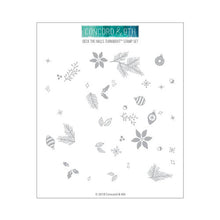 Load image into Gallery viewer, Concord and 9th Turnabouts- Botanical, Leafy Layers Die, Candy Striped Background, Birdie Talk