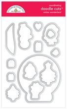 Load image into Gallery viewer, Doodlebug Winter Wonderland Snowglobe Stamp and Die Set from Let it Snow Collection