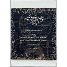 Load image into Gallery viewer, Graphic 45 Album in A Box- Black, Ivory; Interactive Folio Album Ivory or Black
