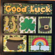 Load image into Gallery viewer, FOUNDATIONS DECOR Magnetic Shadow Box Kit Inserts, Sweet Baby, Good Luck, Paper Kits- Christmas, Give Thanks, Autumn Time, Spring, Baseball, Summer Fun, Cats, Great Outdoors, Blanks, Happy Days, Football