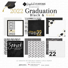 Load image into Gallery viewer, Reminisce Hats of to the Grad 12 x 12 Collection Pack, Scrapbook Customs 2022 2023 Graduation Collection Kit